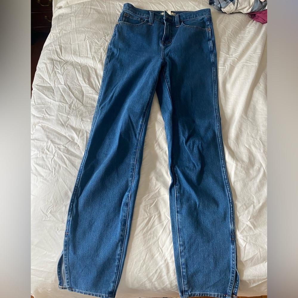 Madewell 11” High-Rise Roadtripper Supersoft Skinny Jeans: Slit-Hem Edition